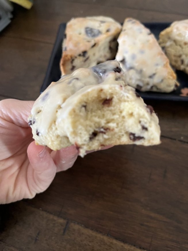 Cherry Chocolate Chip Scones