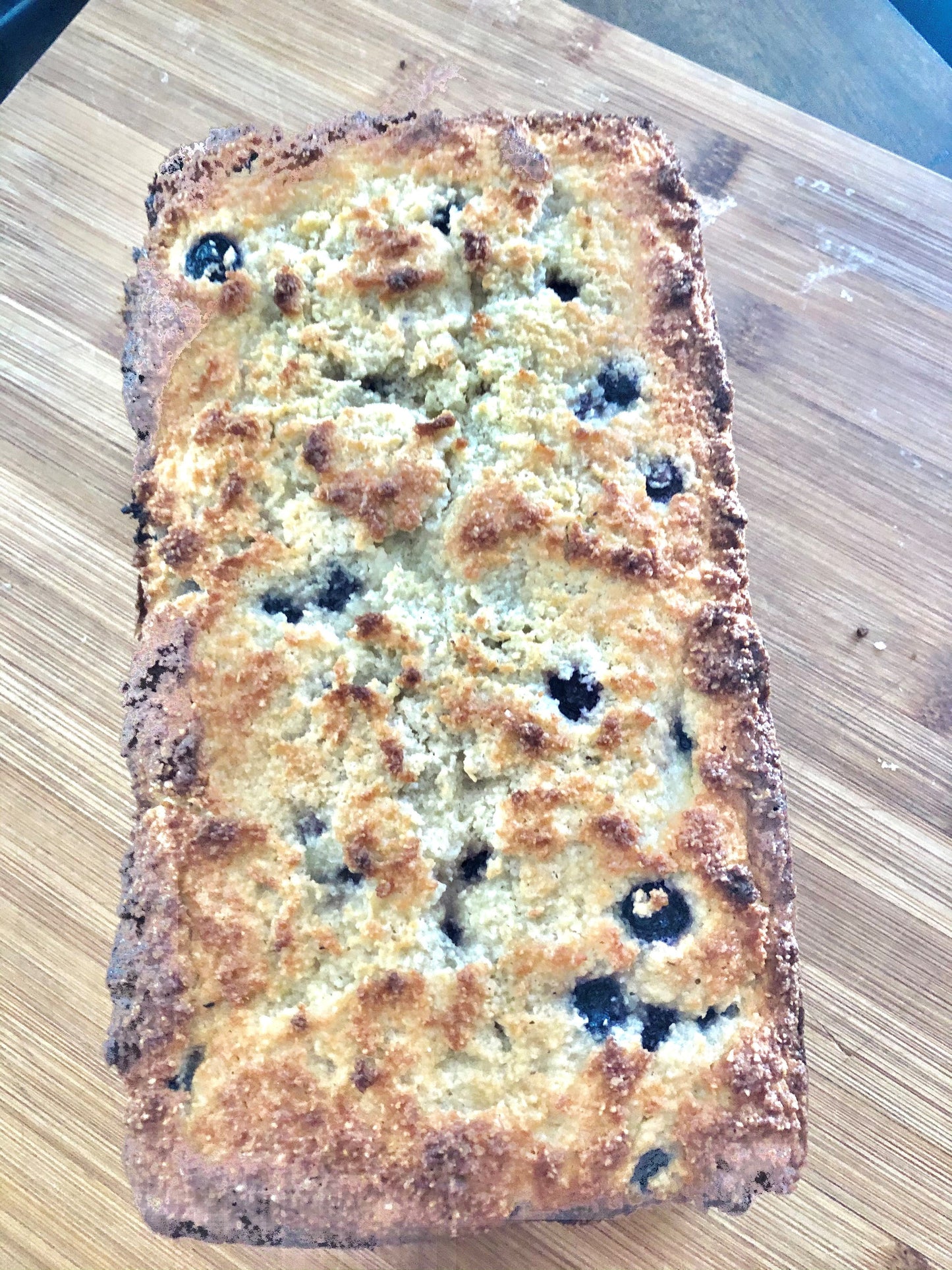 Keto  Iced Lemon Blueberry Bread *Diabetic Friendly * Gluten Free *