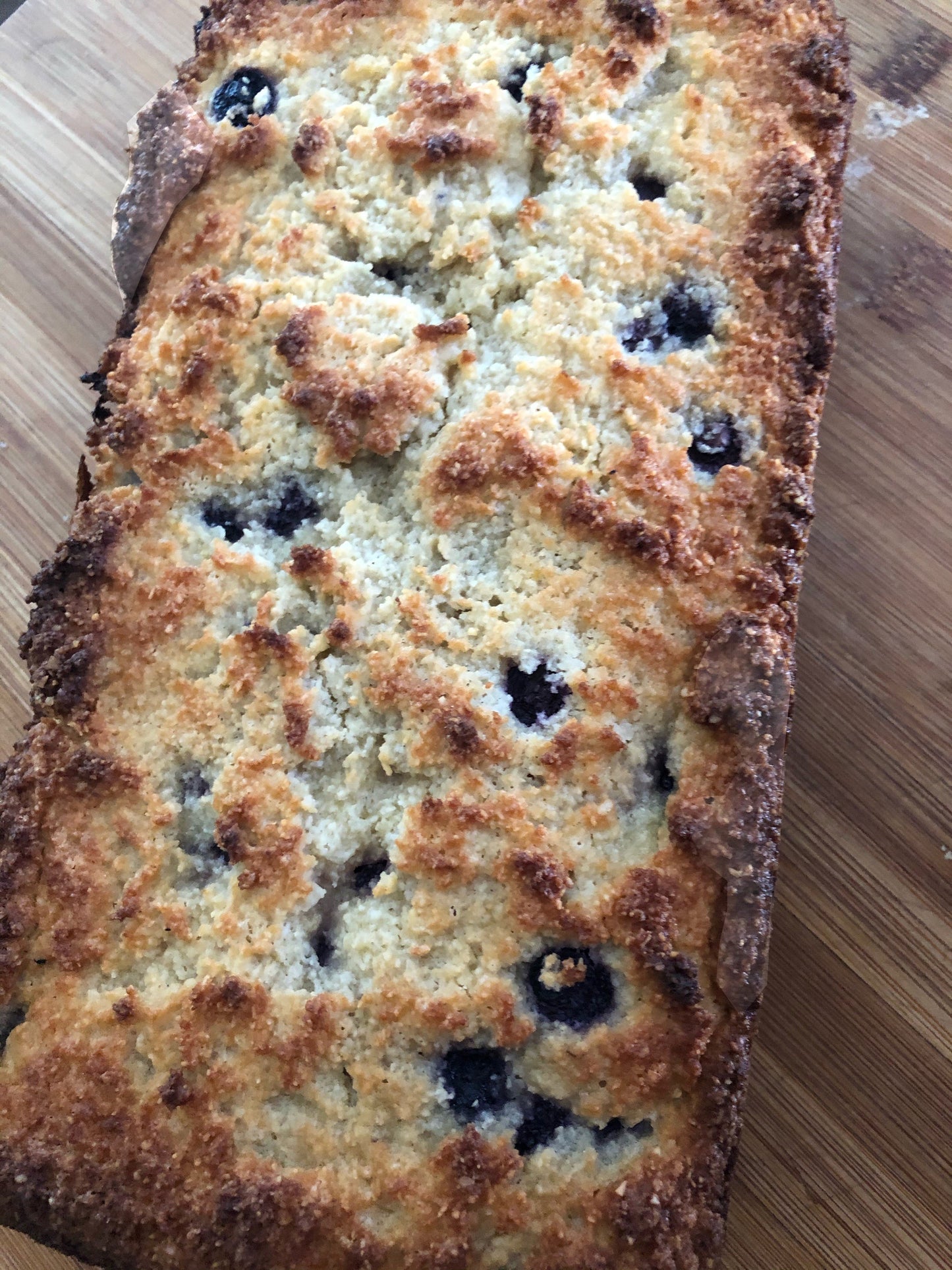 Keto  Iced Lemon Blueberry Bread *Diabetic Friendly * Gluten Free *