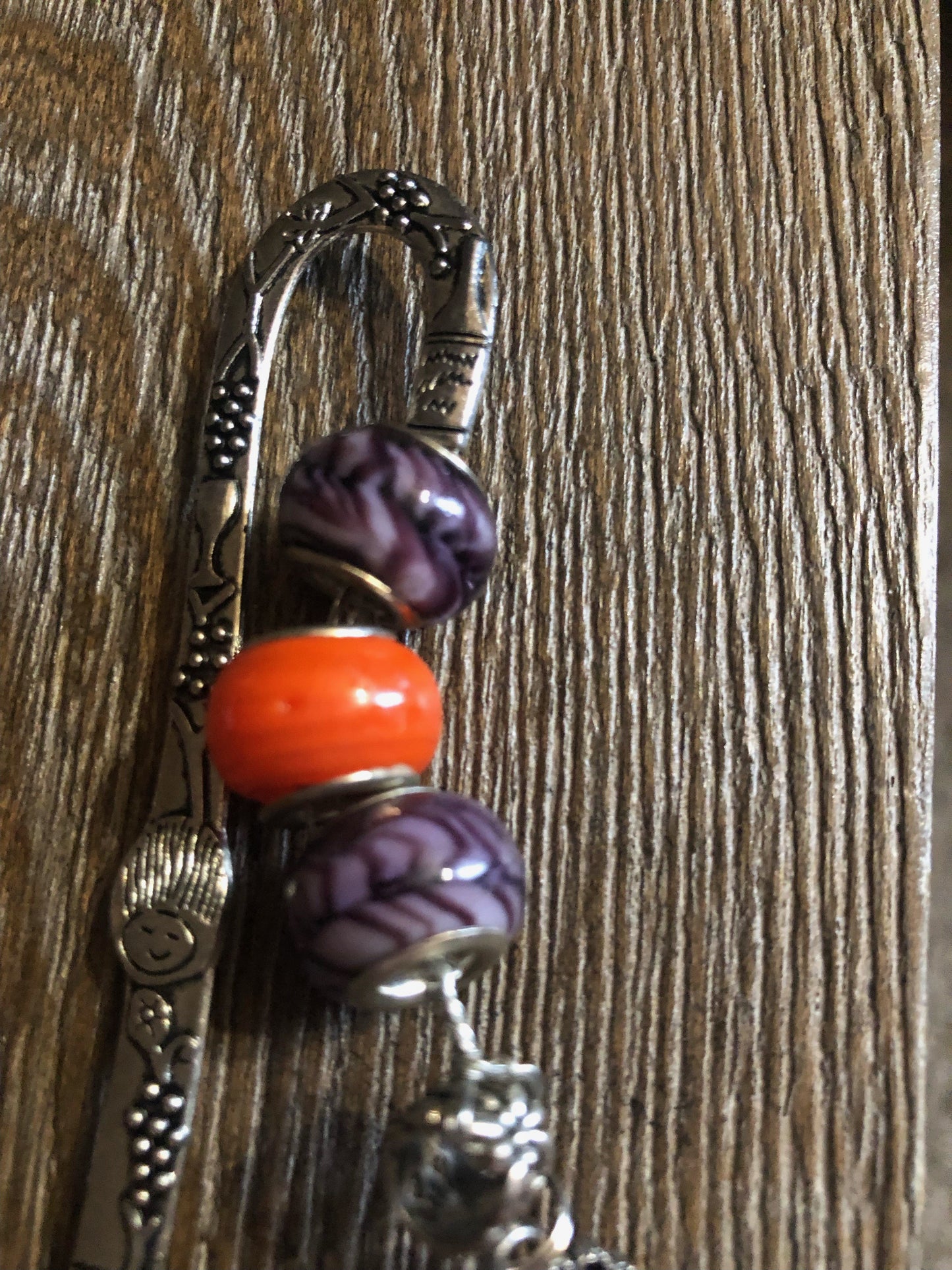 Charmed Bookmarks * Bejeweled Bookmarks with Murano Glass Beads and Charms
