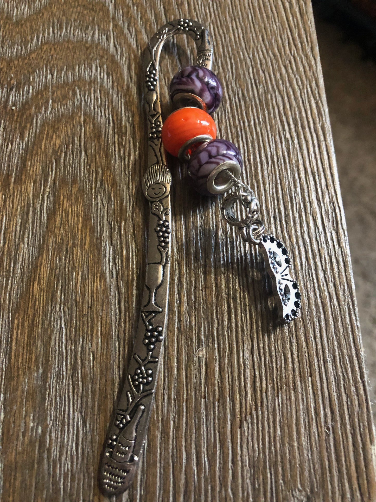 Charmed Bookmarks * Bejeweled Bookmarks with Murano Glass Beads and Charms