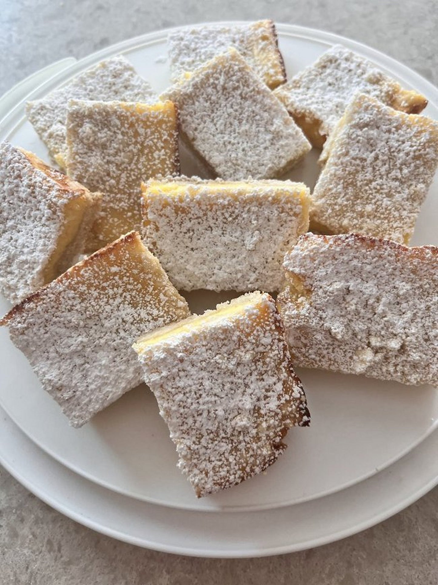 Ricotta Crumb Bars * Italian Style Crumb Topped Cheesecake Bars * Choice of Vanilla, Amaretto, Lemon or Orange Flavor