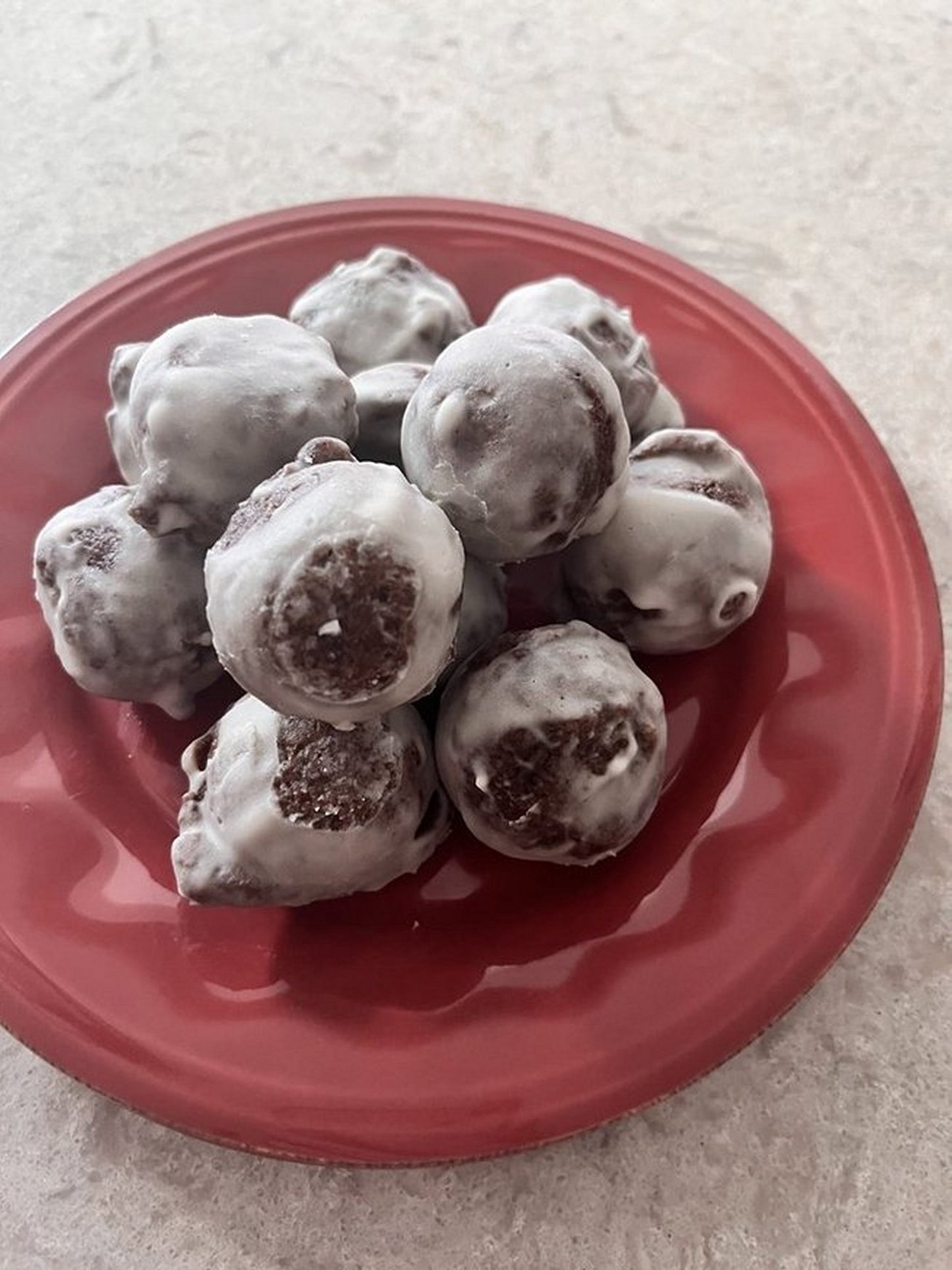 Keto Glazed Donut Holes * Choice of Chocolate or Vanilla or Mixed * Zero Net Carbs * Diabetic Friendly Gluten Free  * Keto Munchkins