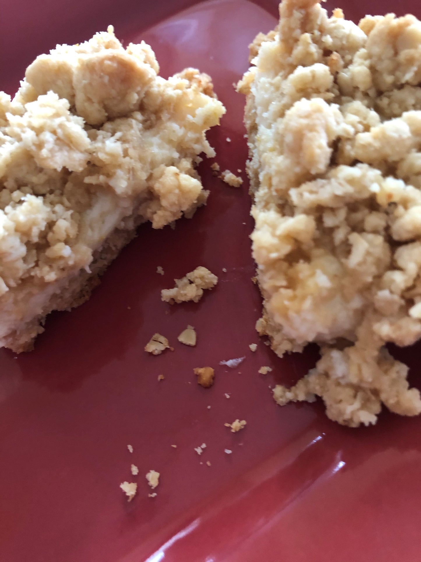 Oatmeal Lemon Cream Bars * Homemade with Organic Ingredients