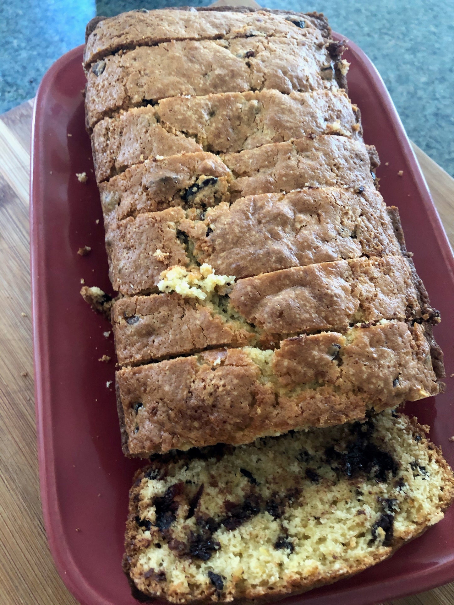 Orange Vanilla Cranberry Bread with Chocolate Chips - multiple sizes available *