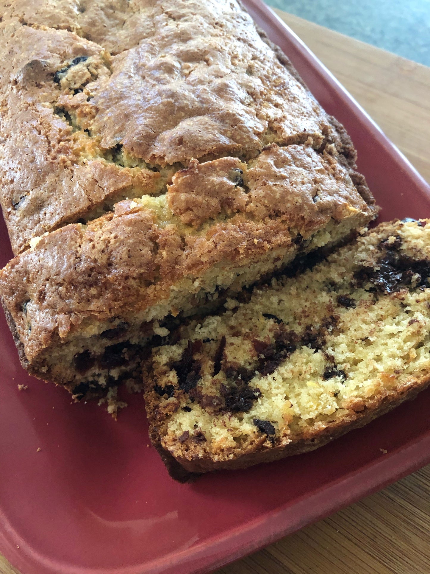 Orange Vanilla Cranberry Bread with Chocolate Chips - multiple sizes available *