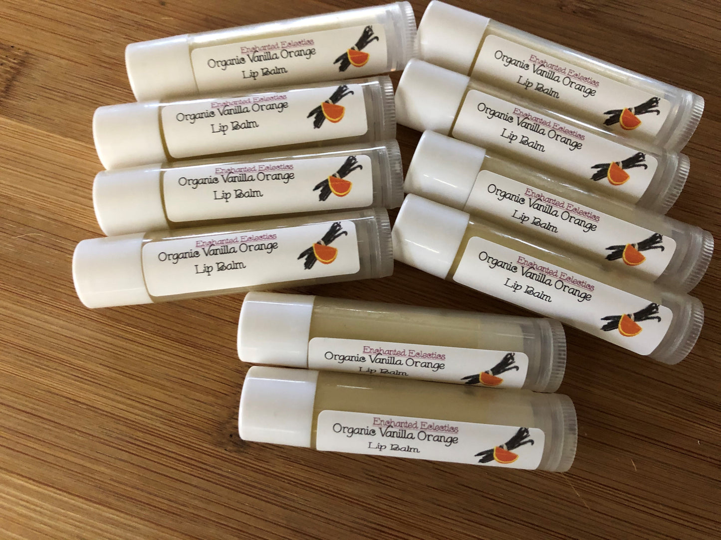 Organic Vanilla Orange Lip Balm