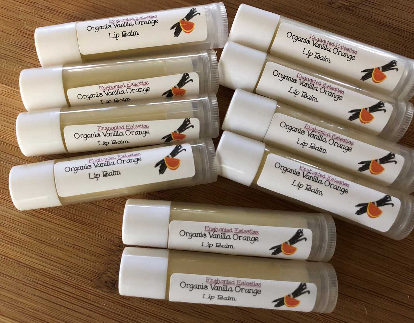 Organic Vanilla Orange Lip Balm