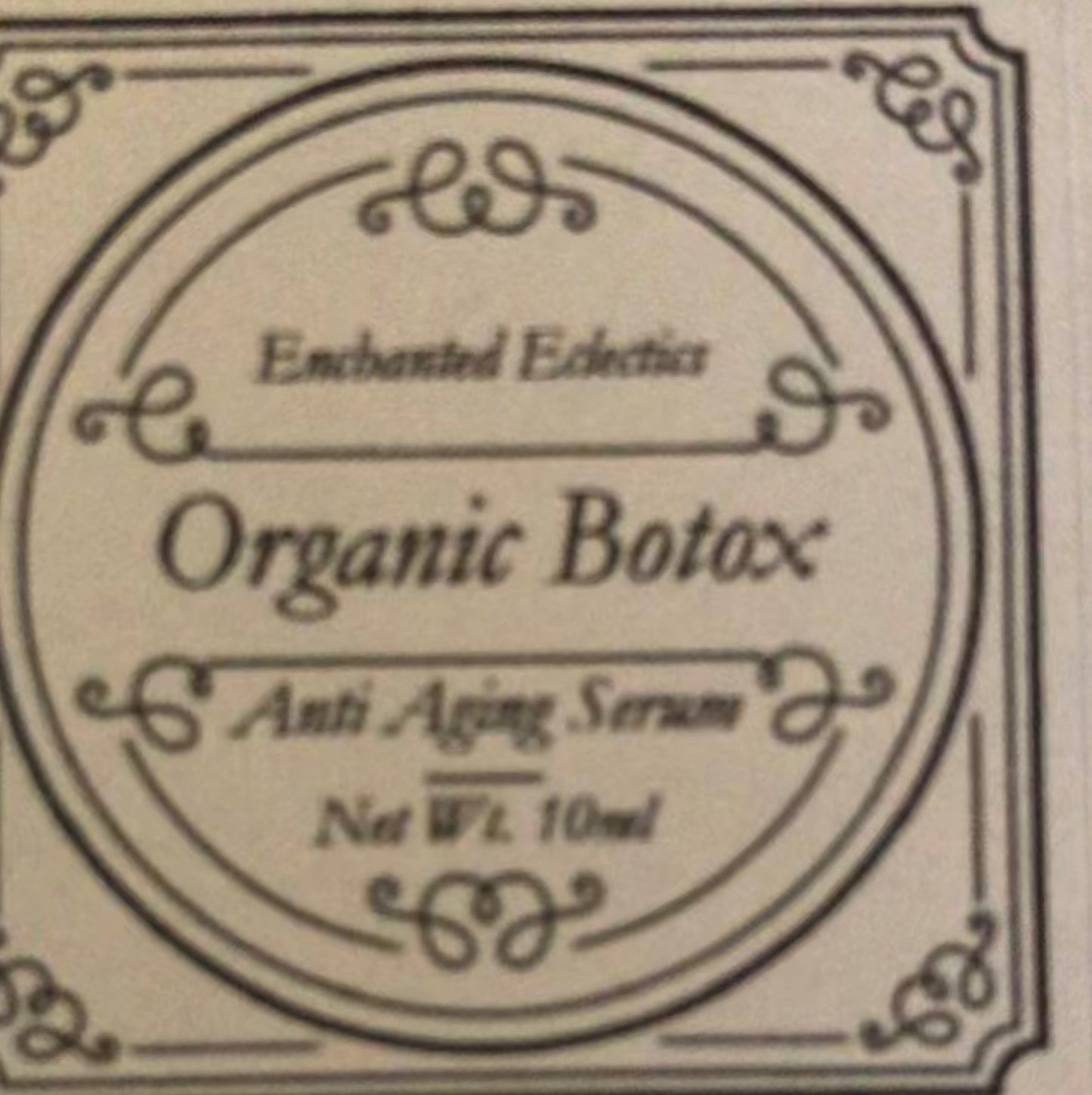 Organic "Botox" Topical Anti-Aging Skin Renewal Essential Oil Blend