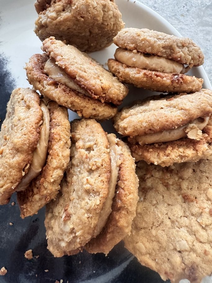 Seriously Stuffed Peanut Butter Sandwich Cookies