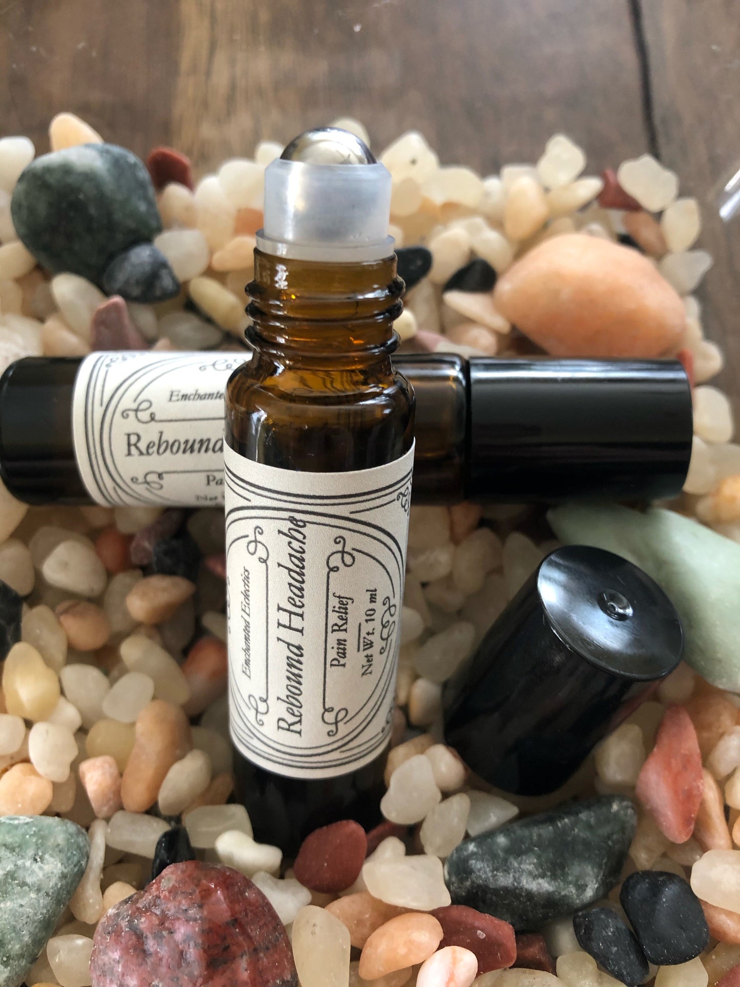 Rebound Headache Relief * Organic * 10 ML Roller * Vegan
