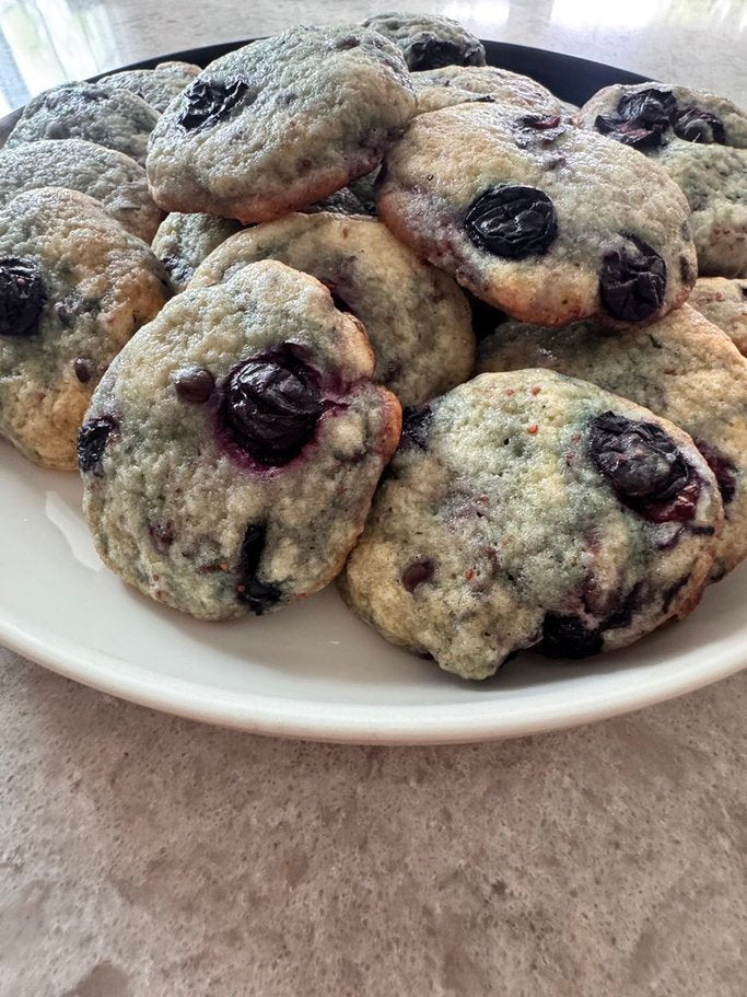 Blueberry Chocolate Chip Cookies