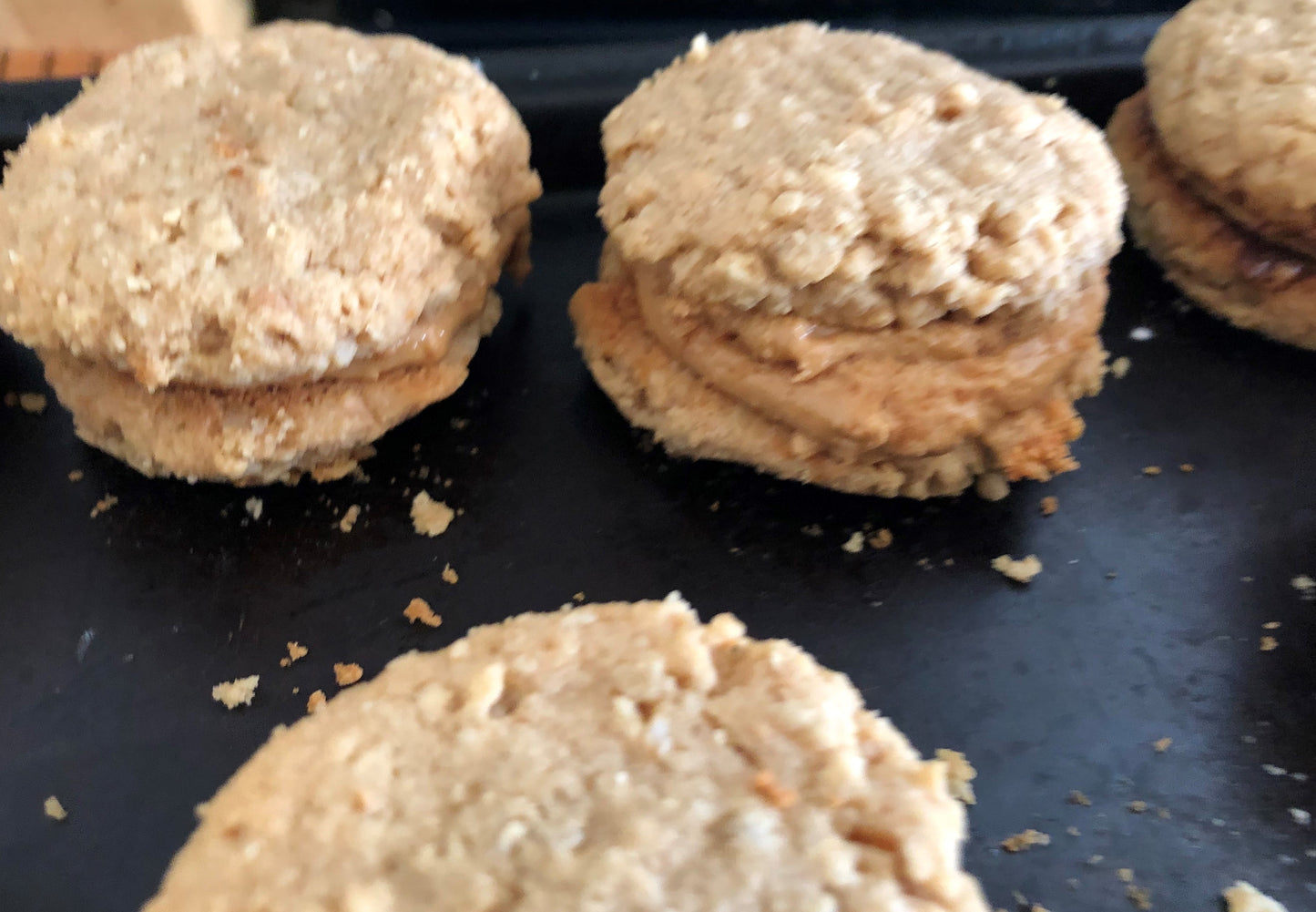 Seriously Stuffed Peanut Butter Sandwich Cookies
