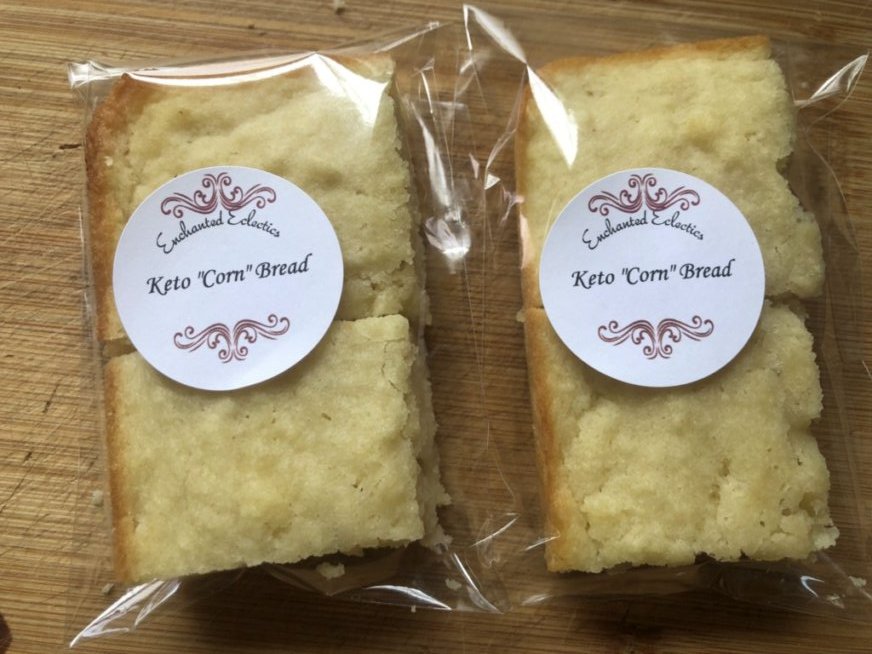 Keto Corn Bread * Organic * Low Carb * Gluten Free * Diabetic Friendly