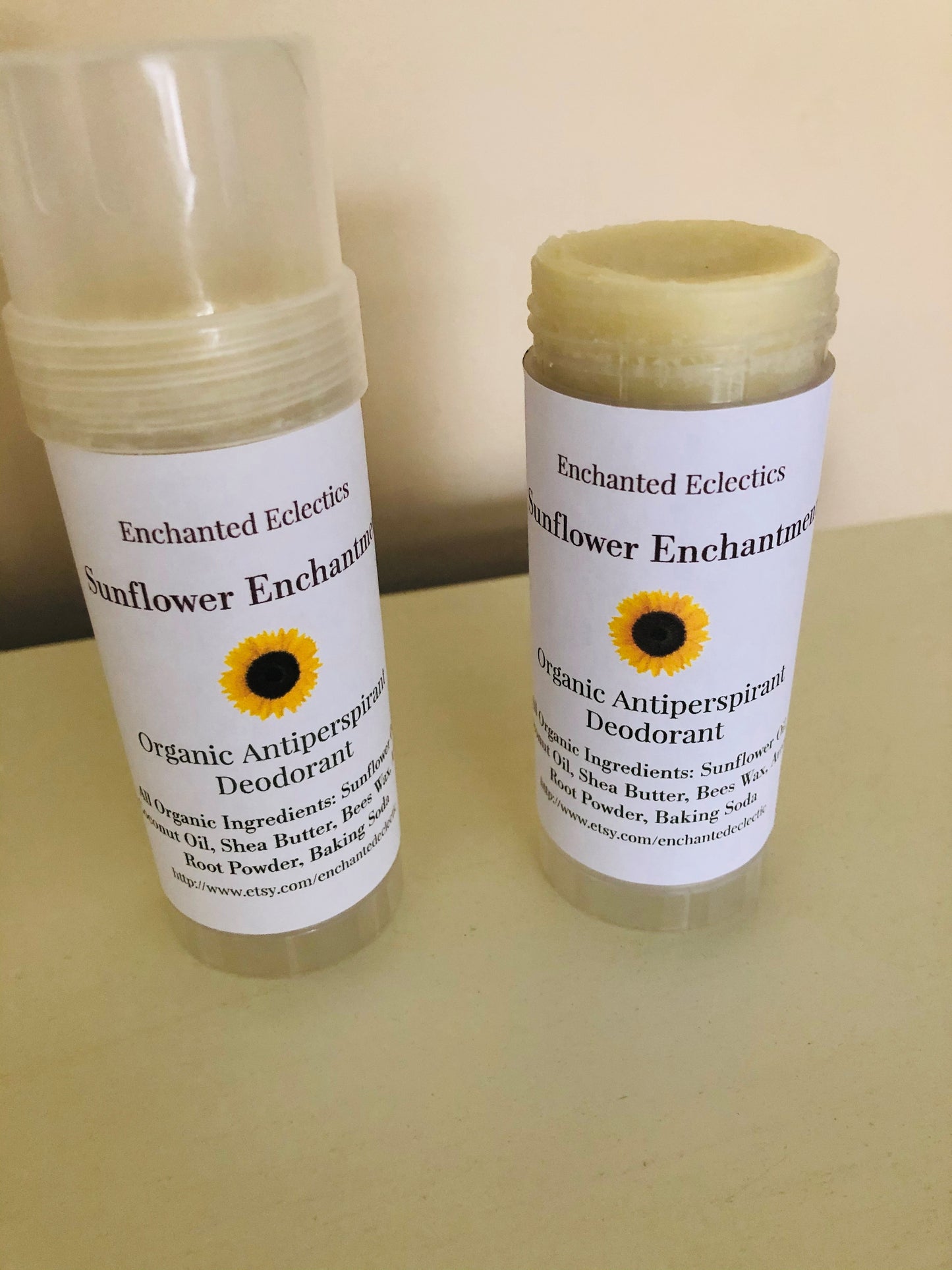 SunFlower Enchantment **All Natural** Organic Deodorant  * Aluminum Free *