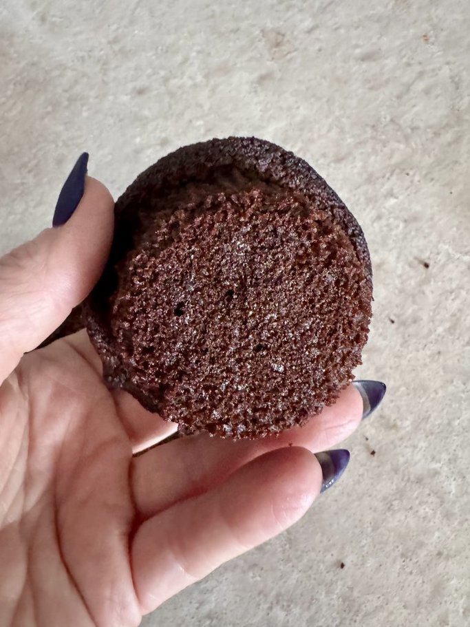 Keto Chocolate Chocolate Chip Muffins * Moist, Light & very low carbs * Also gluten free & diabetic friendly