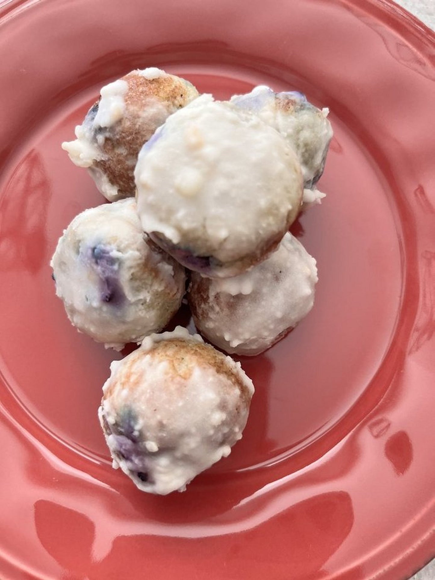 Keto Lemon Blueberry Glazed Donut Holes * Zero Net Carbs * Diabetic Friendly Gluten Free  * Keto Munchkins