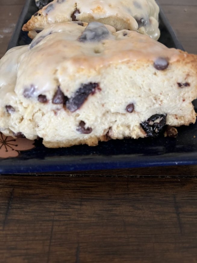 Cherry Chocolate Chip Scones