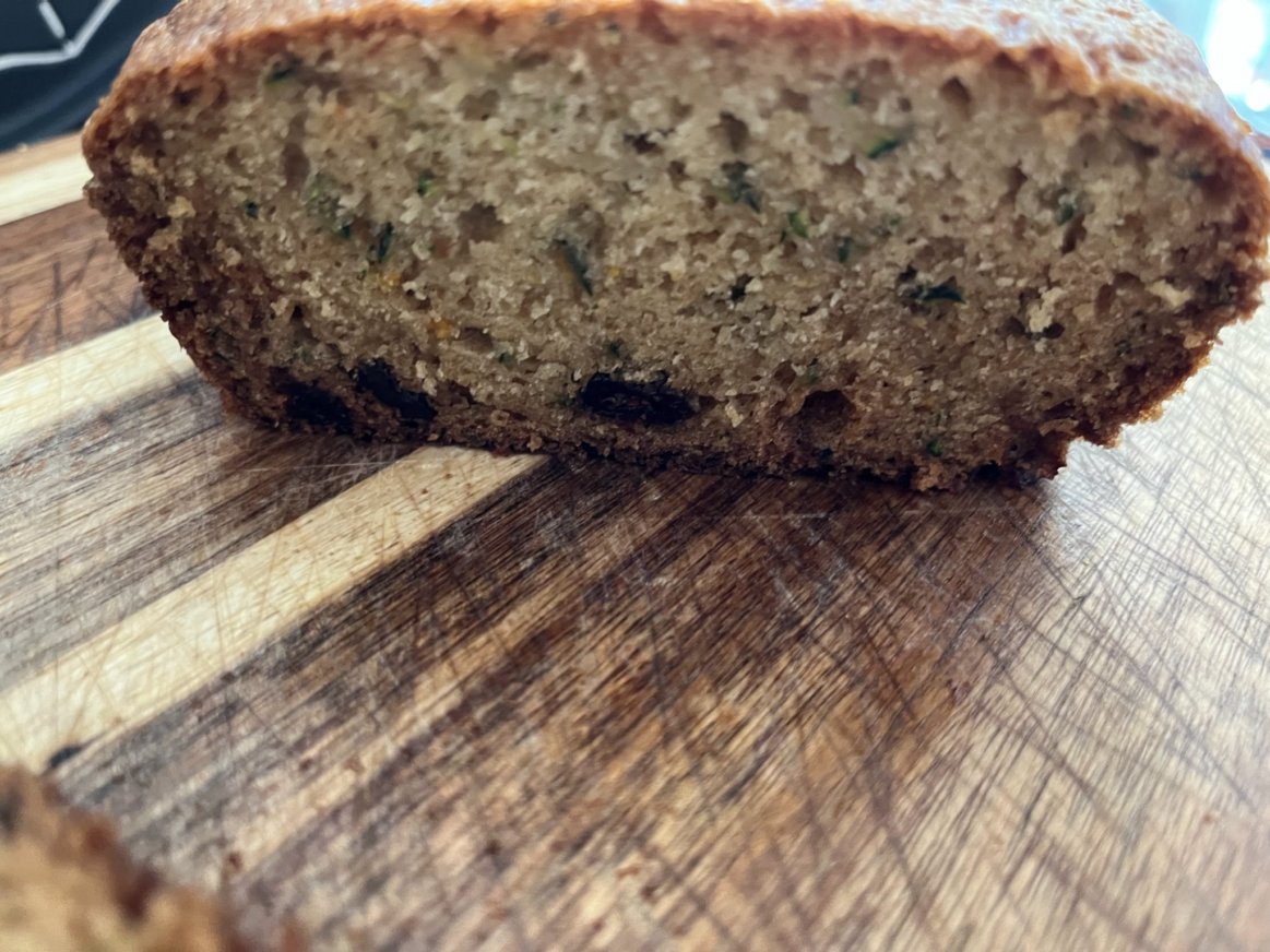 Homemade Zucchini Cranberry Bread