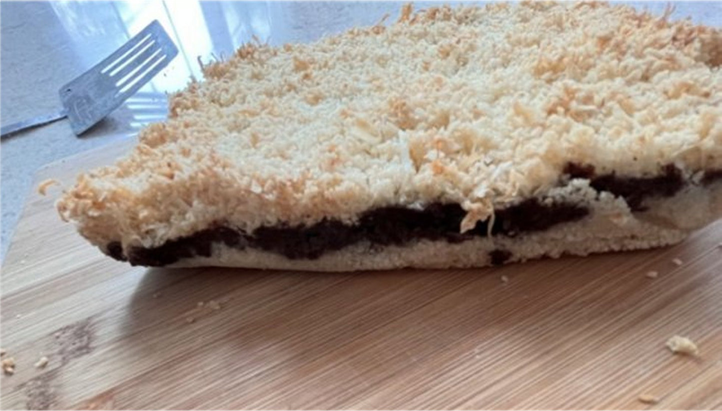 Keto Coconut Fudge Bars * Keto Coconut Fudge Butter Crumb Bars *Low Carb* Diabetic Friendly * Gluten Free* Only 2 Net Carbs per bar