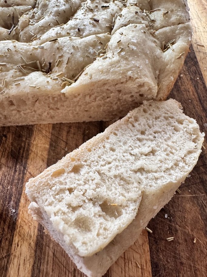 Rosemary & Olive Oil Focaccia Bread  * Vegan Friendly *