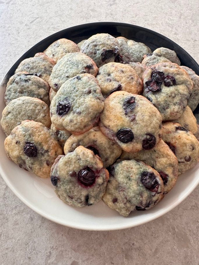Blueberry Chocolate Chip Cookies