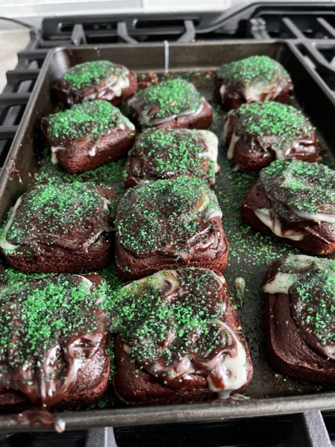 Irish Whiskey Brownies/Irish Coffee Brownies