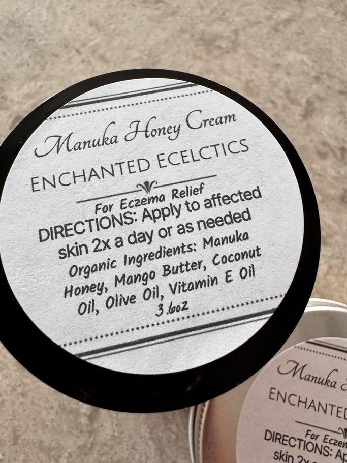 Organic Manuka Honey Cream for Eczema Relief