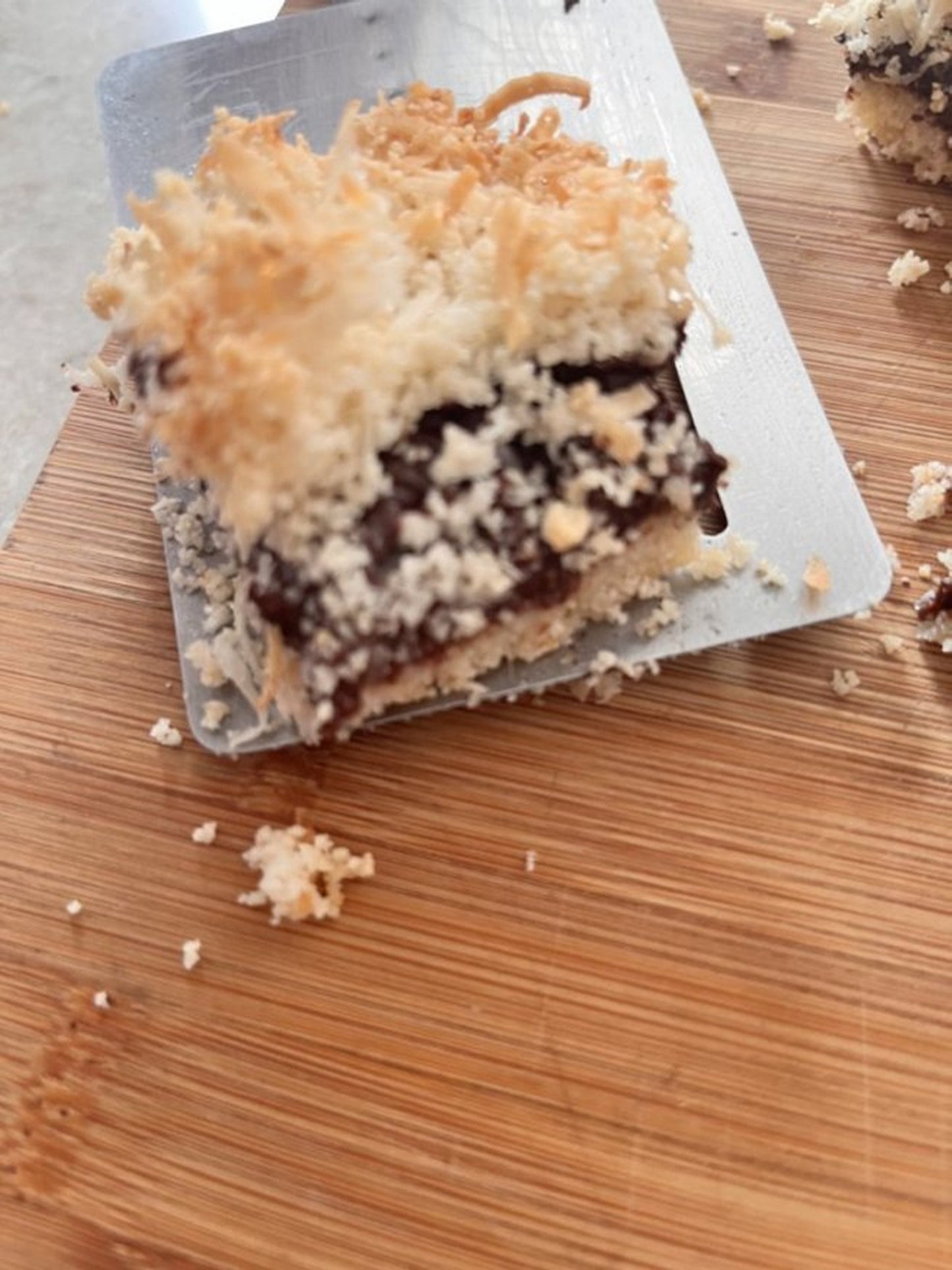 Keto Coconut Fudge Bars * Keto Coconut Fudge Butter Crumb Bars *Low Carb* Diabetic Friendly * Gluten Free* Only 2 Net Carbs per bar