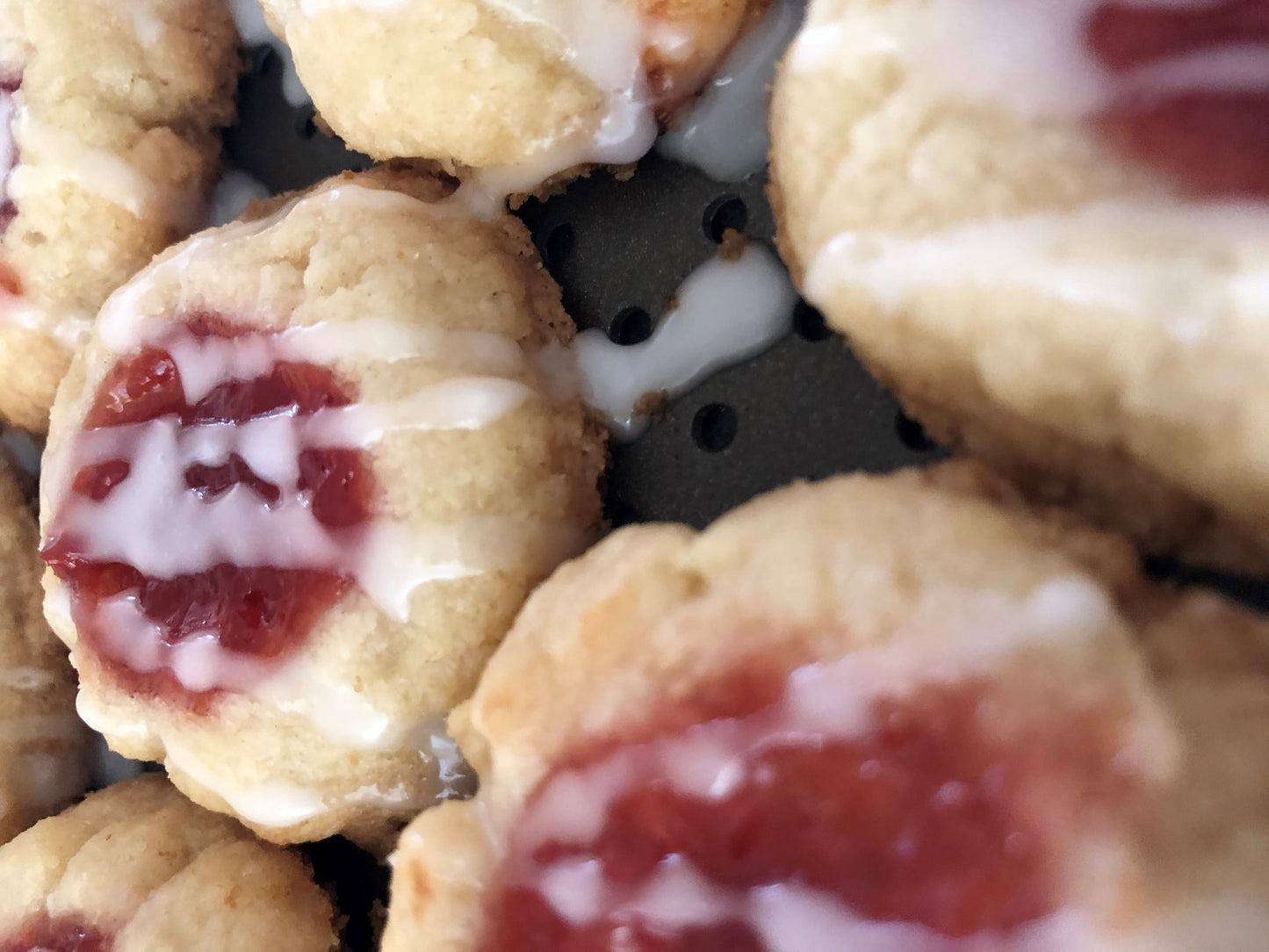Almond Shortbread Thumbprint Cookies