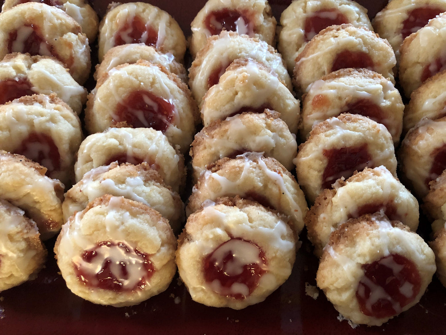 Almond Shortbread Thumbprint Cookies