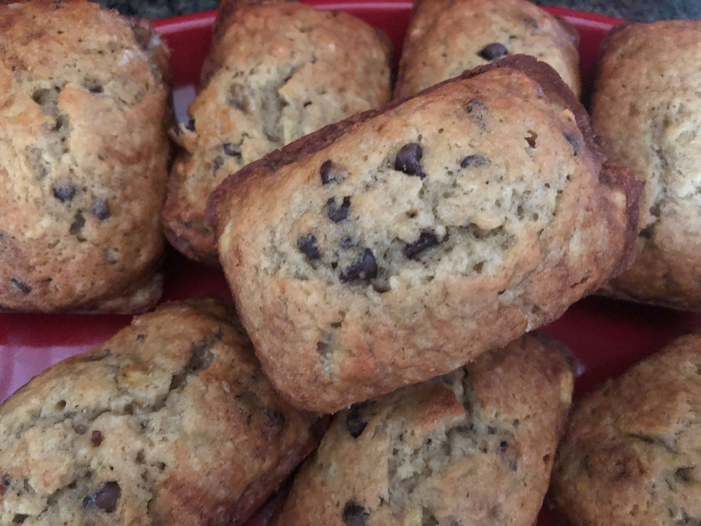 Homemade Moist Banana Bread *  Plain * Chocolate Chip * Walnut * Walnut Chocolate Chip * Multiple Sizes Available