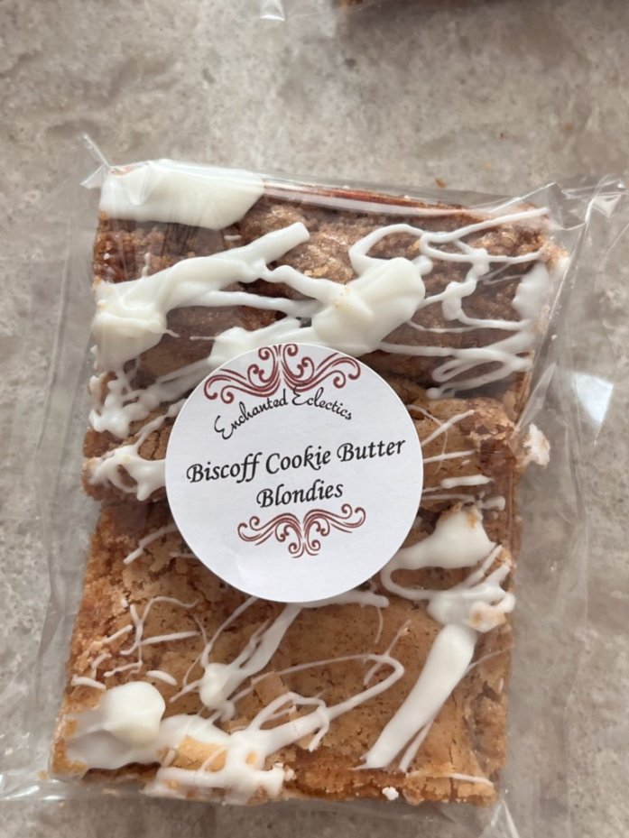 Biscoff Cookie Butter Blondies