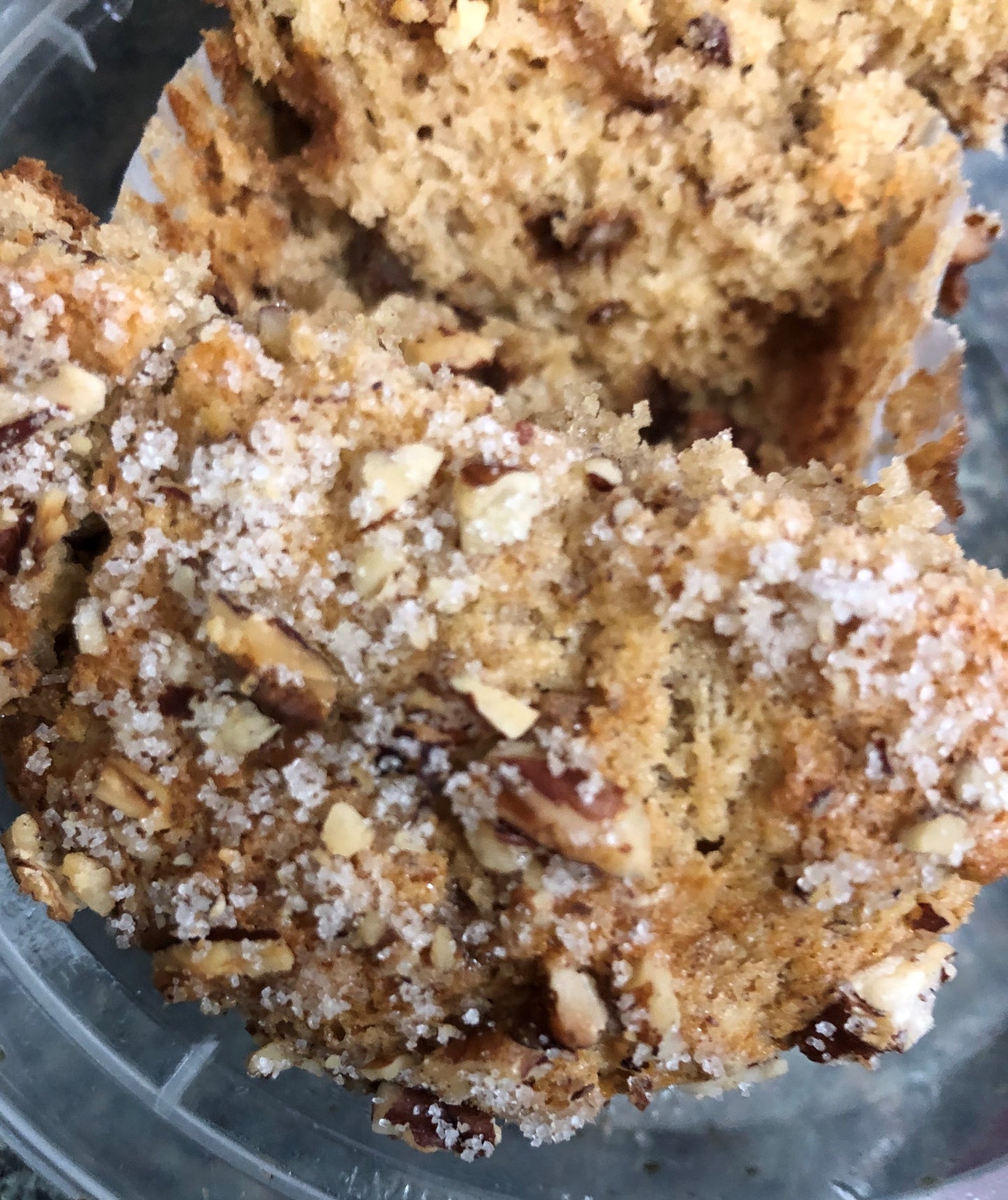 Crumb Topped Butter Pecan Muffins
