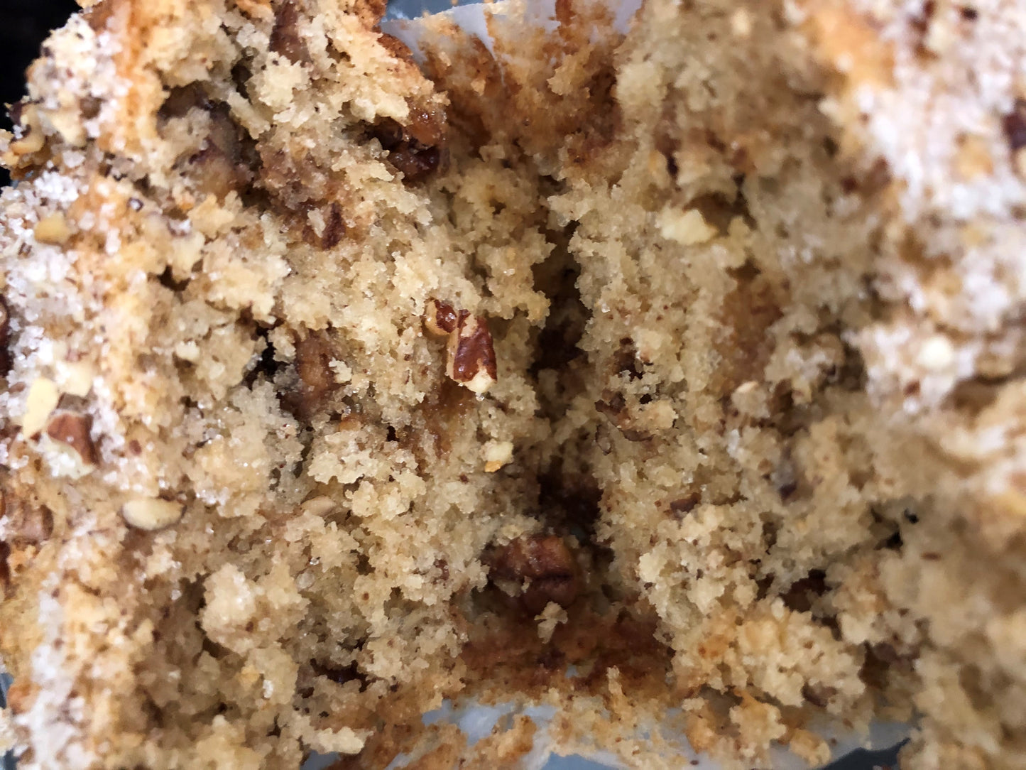 Crumb Topped Butter Pecan Muffins