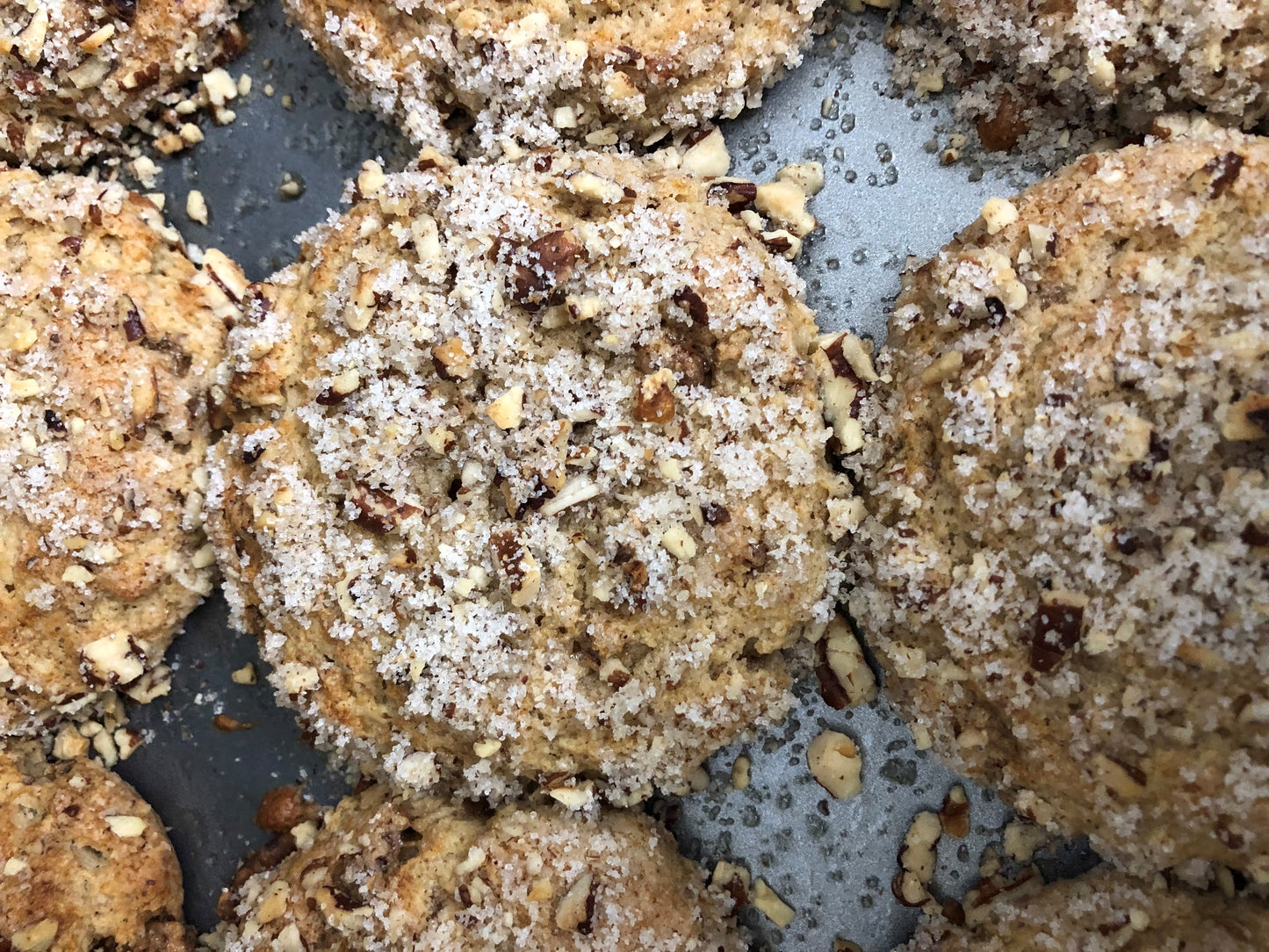 Crumb Topped Butter Pecan Muffins