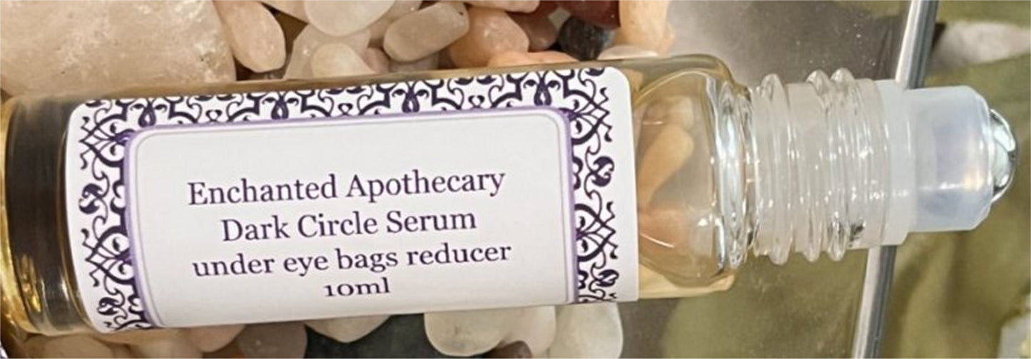 Dark Circle Eye Serum *  Organic Essential Oil Blend to Help Clear Up Under Eye Bags * Vegan