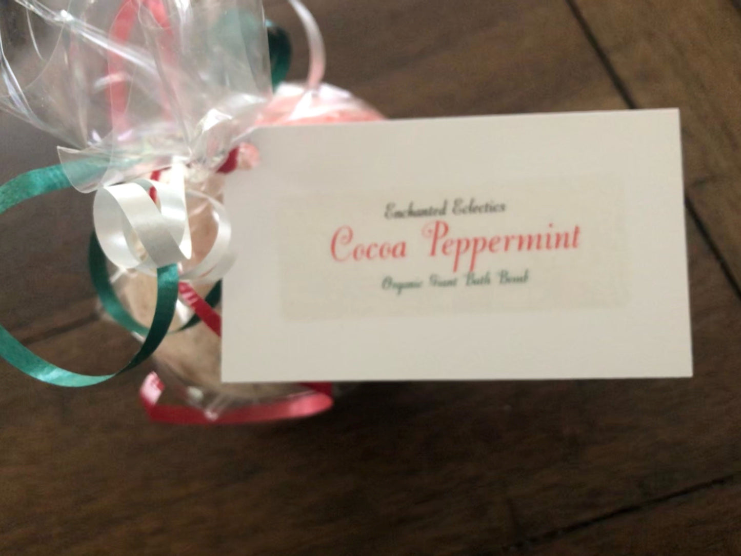 Giant Bath Bombs * Peppermint Mocha * Vanilla Peppermint * Cocoa Peppermint