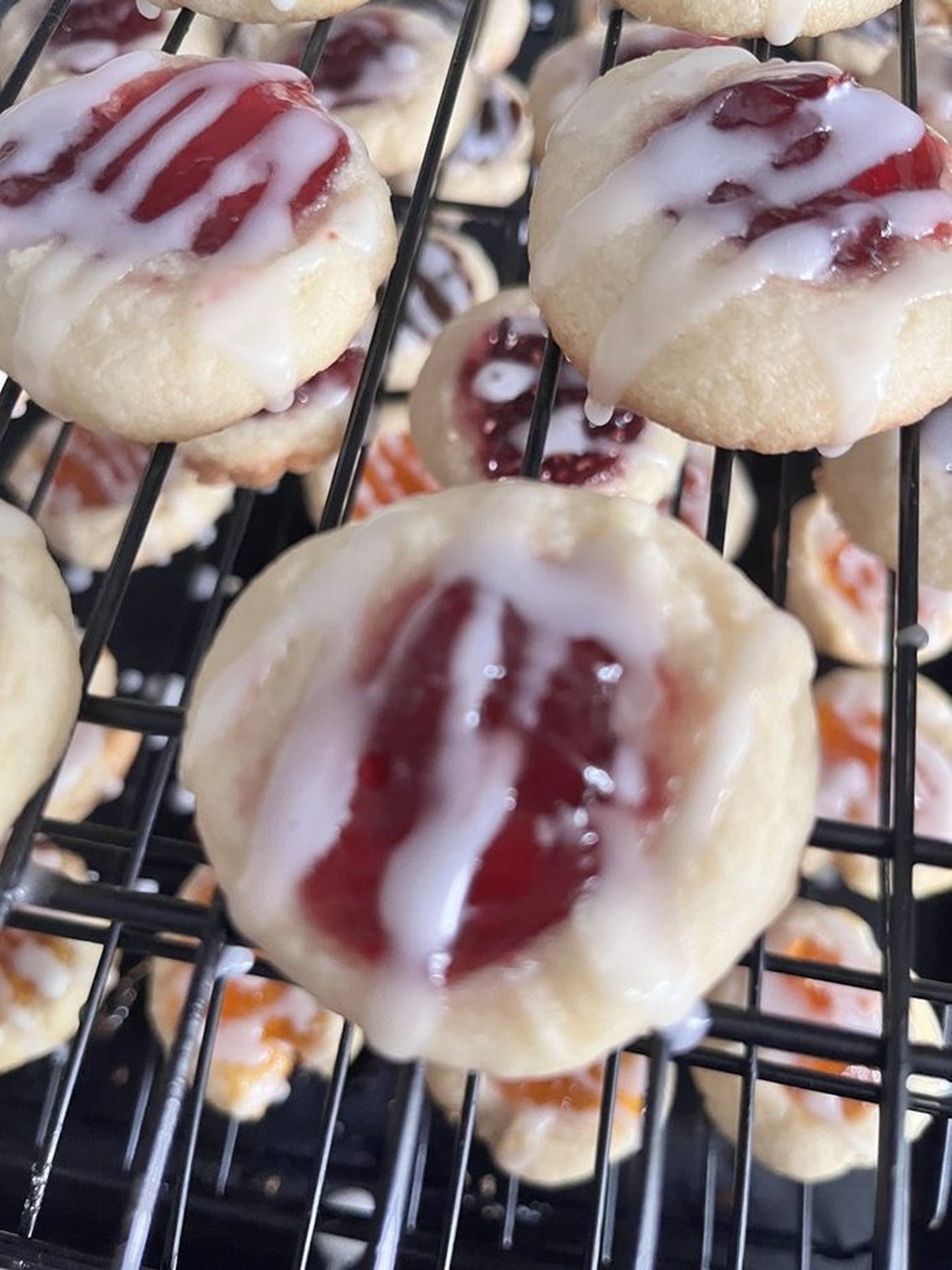 Vanilla Shortbread Thumbprint Cookies