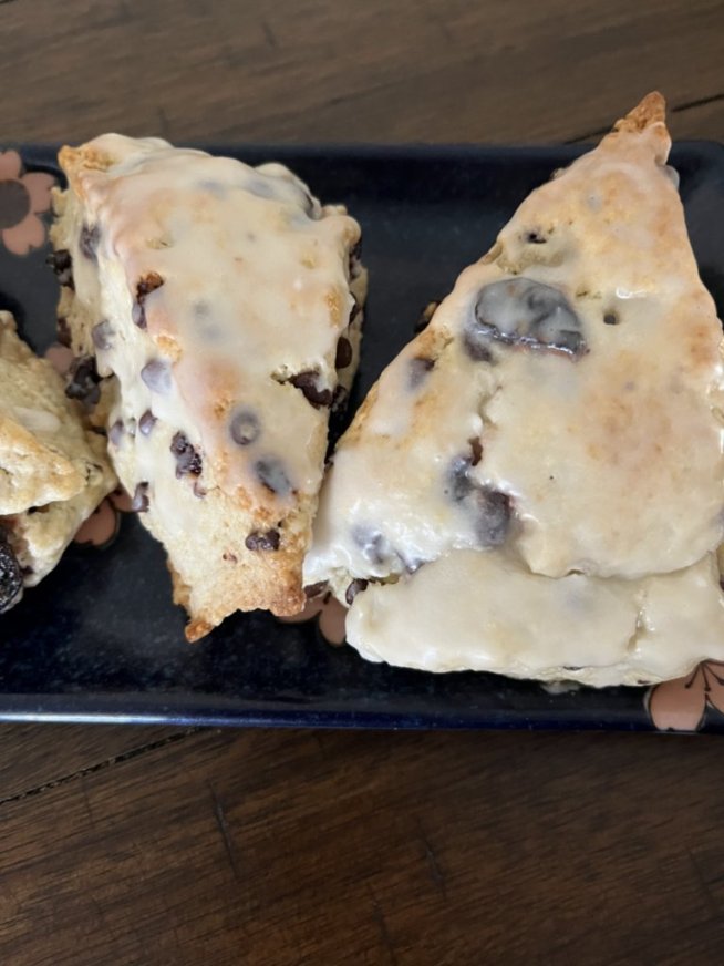 Cherry Chocolate Chip Scones