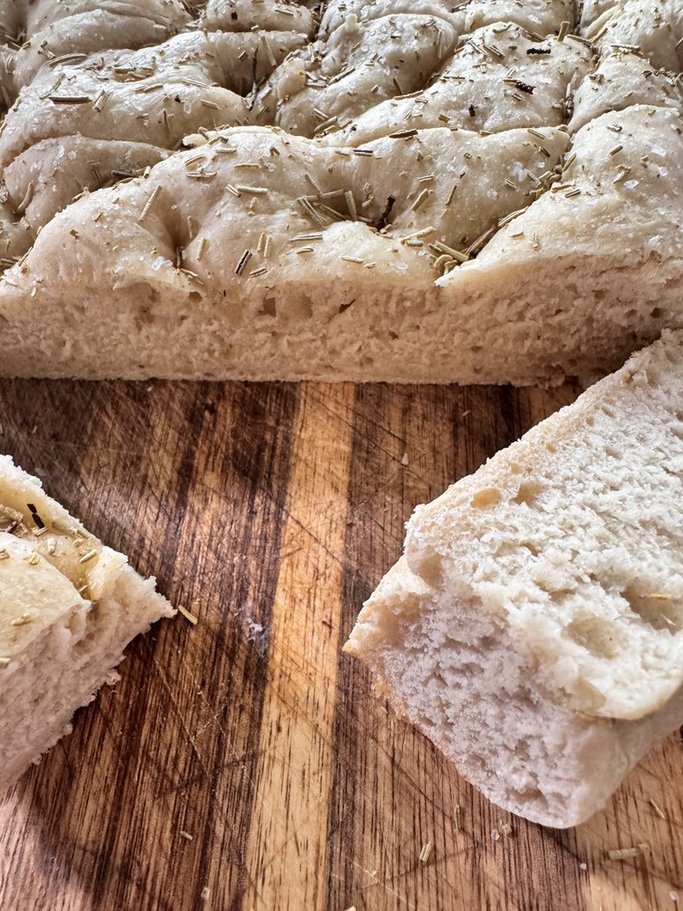 Rosemary & Olive Oil Focaccia Bread  * Vegan Friendly *