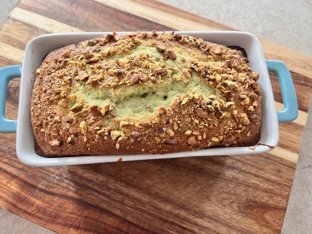 Pistachio Bread * Homemade * Delicious * Super Moist * Made with Organic Pistachios * Multiple Sizes Available