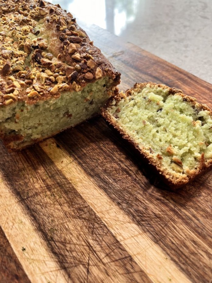 Pistachio Bread * Homemade * Delicious * Super Moist * Made with Organic Pistachios * Multiple Sizes Available