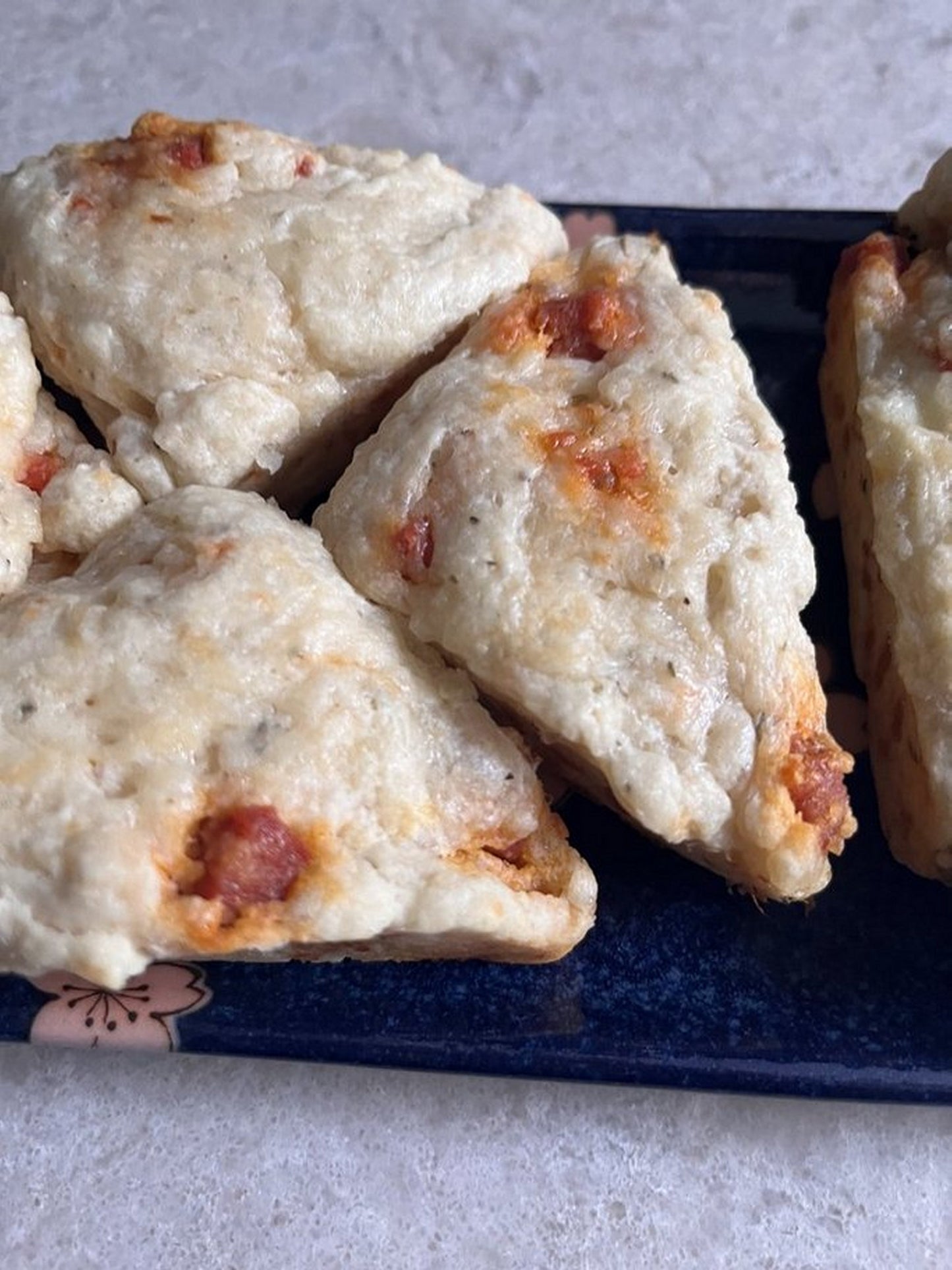 Pepperoni Provolone Scones * Choice of Large or Mini Scones * Pepperoni Mozzarella Scones *