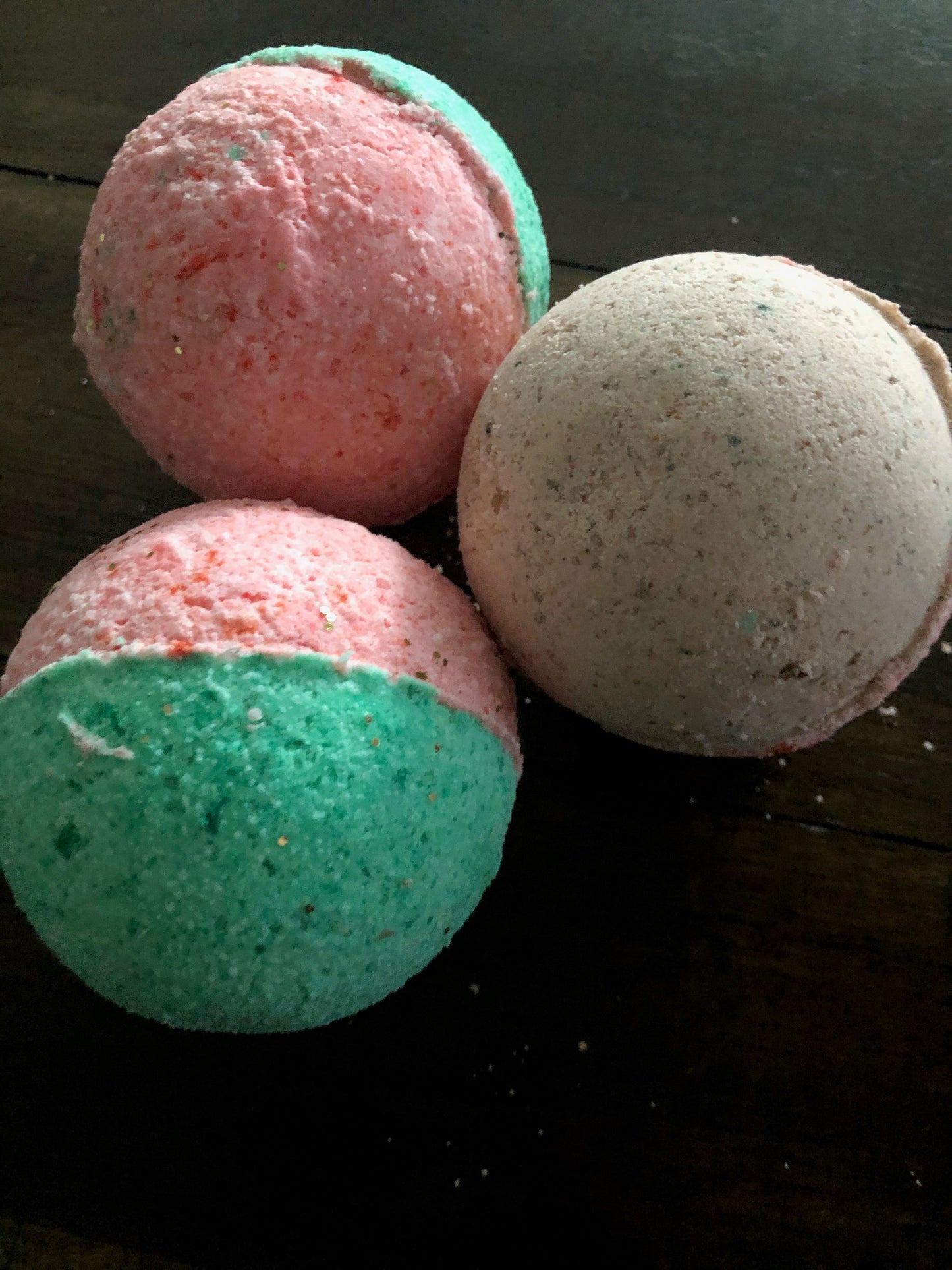Giant Bath Bombs * Peppermint Mocha * Vanilla Peppermint * Cocoa Peppermint