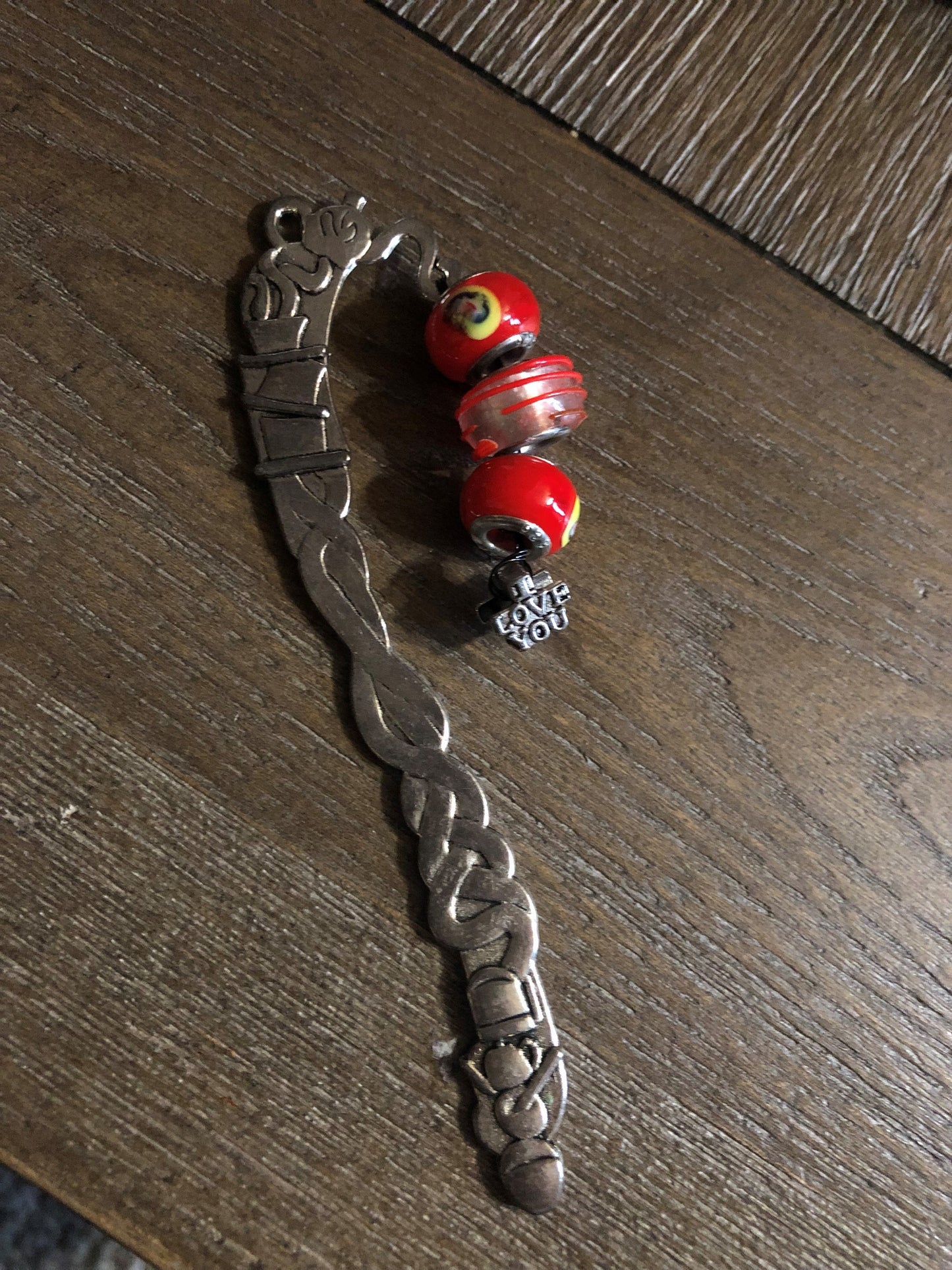 Charmed Bookmarks * Bejeweled Bookmarks with Murano Glass Beads and Charms