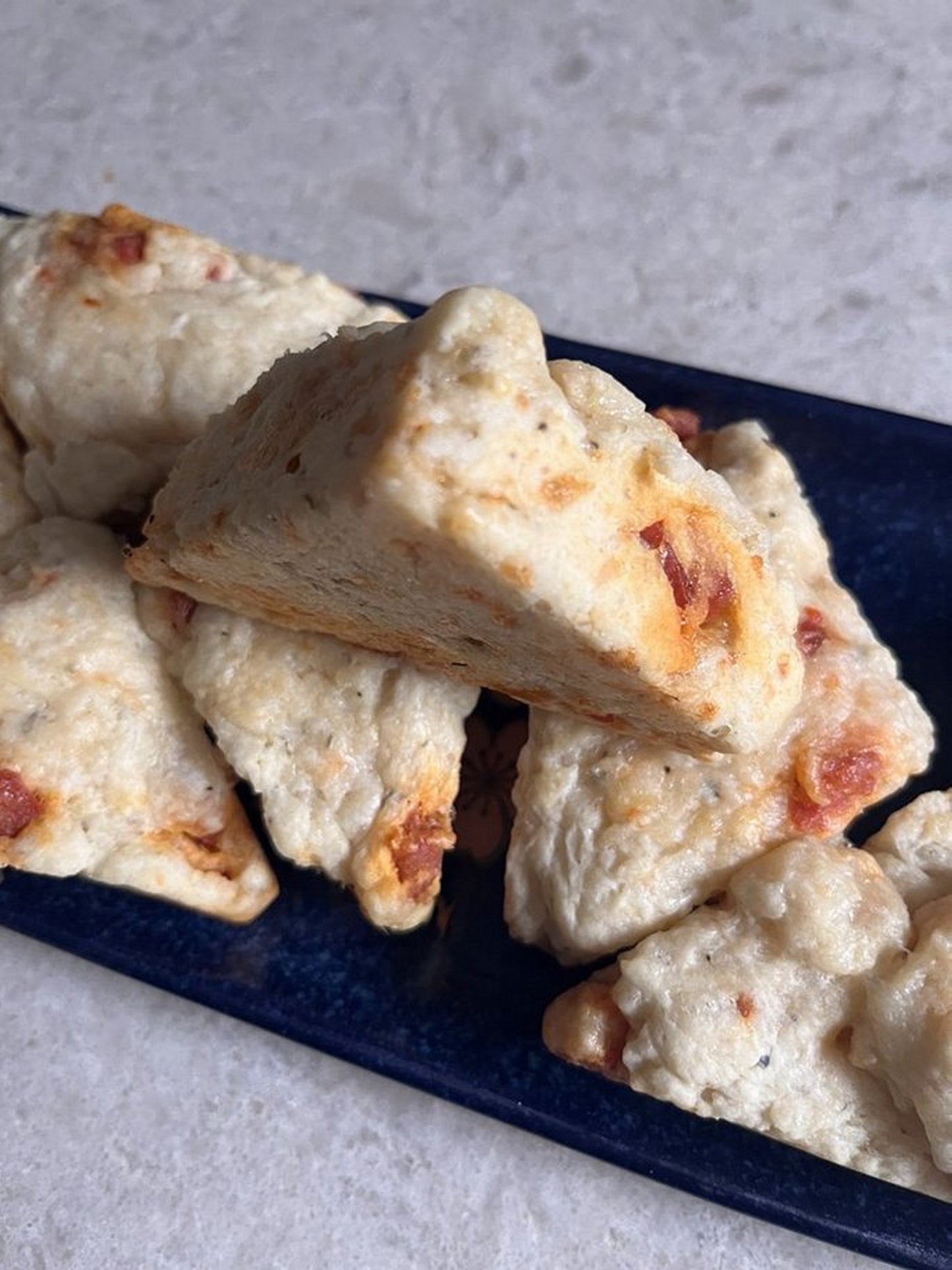 Pepperoni Provolone Scones * Choice of Large or Mini Scones * Pepperoni Mozzarella Scones *