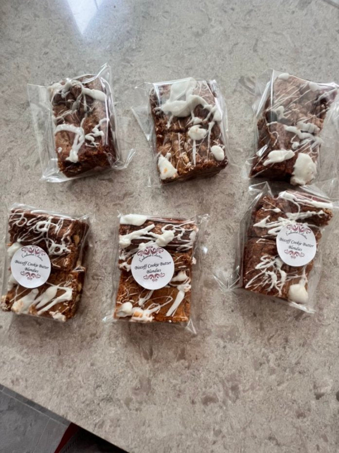 Biscoff Cookie Butter Blondies
