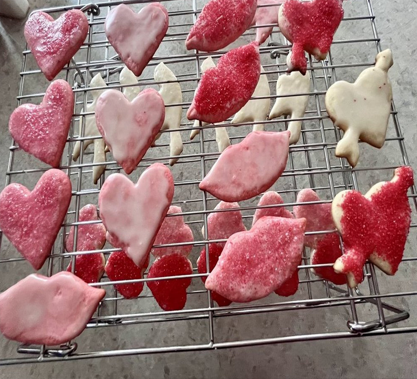 Valentine’s Day Sugar Cookies*  Home Baked Decorated Sugar Cookies