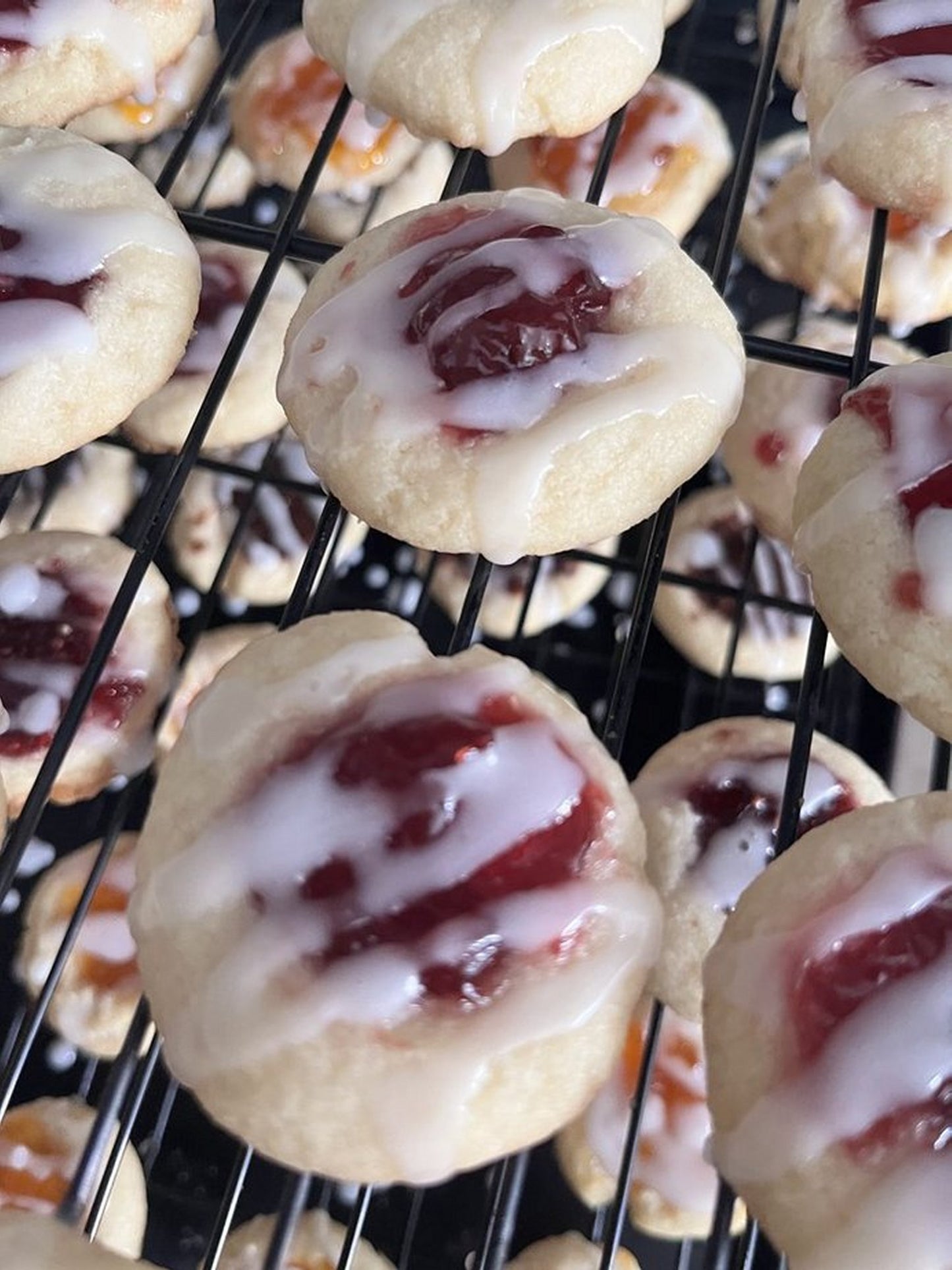 Vanilla Shortbread Thumbprint Cookies